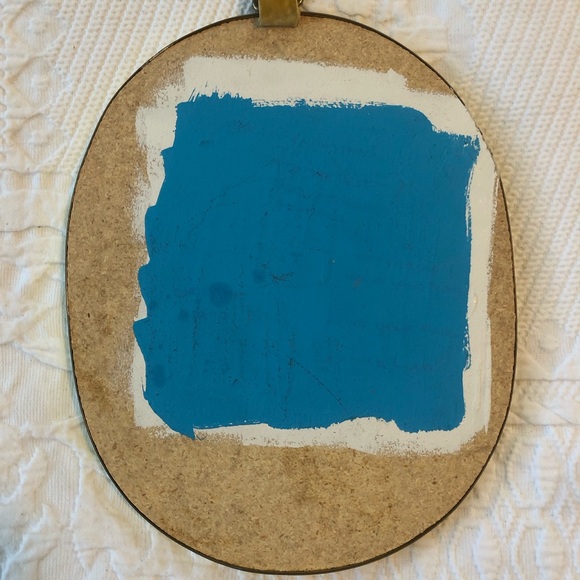 Vintage Round Puppy Dog Picture / Plaque / Wall Hanging - 8.5” x 10” - Picture 3 of 4